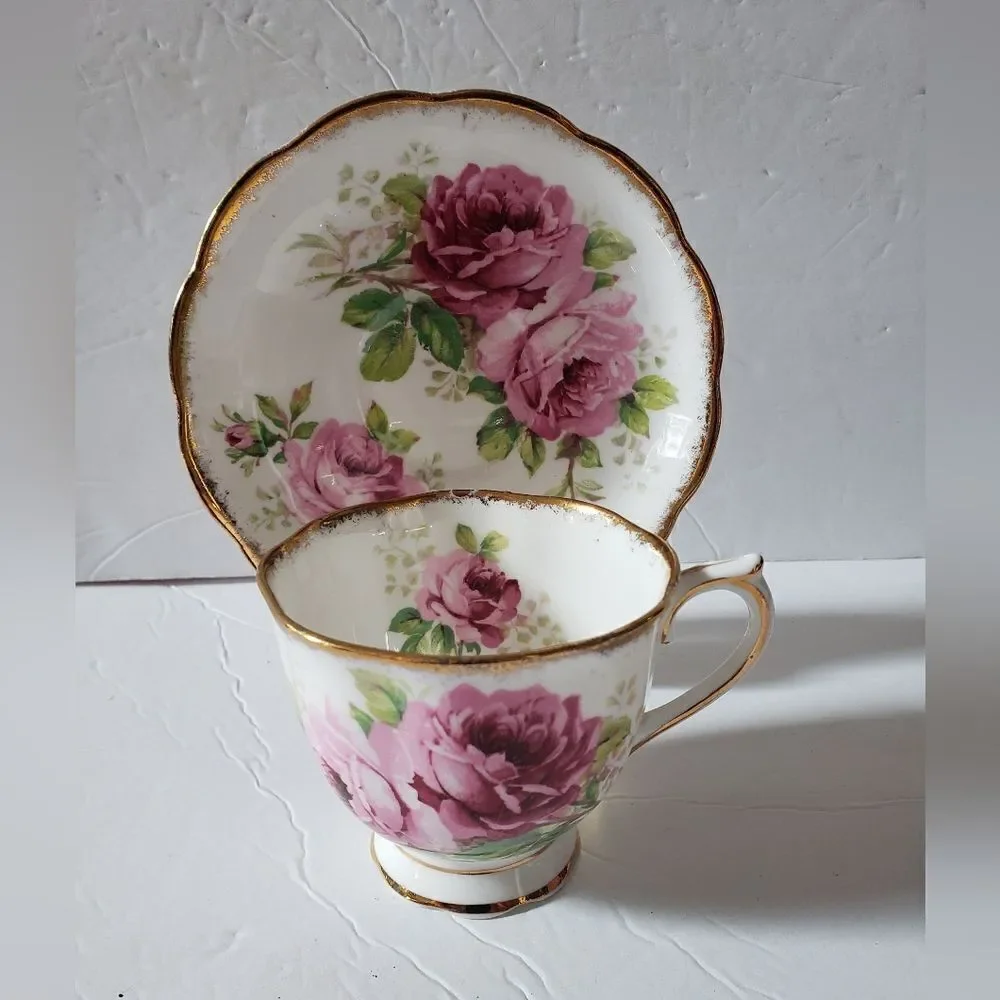 Royal Albert American Crown China Cup & Saucer
